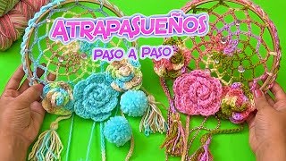 ATRAPASUEÑOS TEJIDO A CROCHET PASO A PASO [upl. by Kenyon]