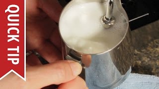 How to AutoFroth Milk for Lattes [upl. by Eelan338]