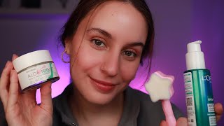 ASMR 🌸 Tratamiento Facial cremas mascarillas masajes [upl. by Nongim]