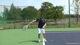 How to Effortlessly Generate Powerful Tennis Serves [upl. by Celestyn]