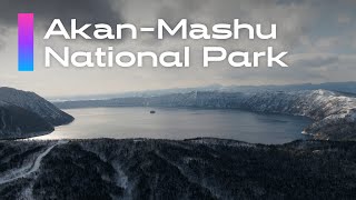 Japans Natural Beauty Lake Mashu amp Mt Iwosan in AkanMashu National Park  Hokkaido Japan [upl. by Bobbette]