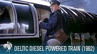 Deltic Diesel Powered Train 1962  British Pathé [upl. by Erlinna]