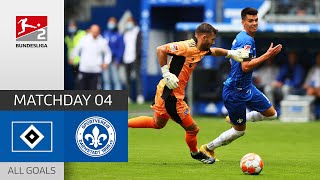 4 Goals In A Half  Hamburger SV  Darmstadt 98 22  All Goals  Matchday 4 – Bundesliga 2 202122 [upl. by Mixie648]