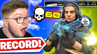 WORLD RECORD 60 KILL SOLO QUADS GAME IN CoD WARZONE 🤯 Modern Warfare Warzone [upl. by Martynne]