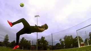 BICYCLE KICK TUTORIAL  Football  Soccer Tutorials [upl. by Araic]