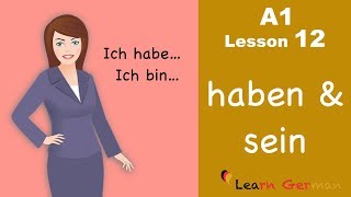 Learn German for beginners A1  Verb Conjugation Part 1  Lesson 12 [upl. by Vada]