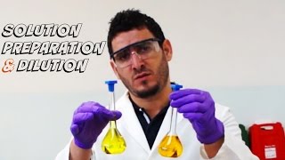 Lab Demonstration  Solution Preparation amp Dilution [upl. by Nayk]