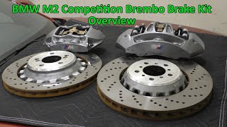 BMW M2 Competition Brembo Brakes Overview [upl. by Arondell]