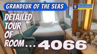 Grandeur of the Seas  ROOM TOUR Ocean View 4066 cruise cruiselife royalcaribbean [upl. by Arathorn764]