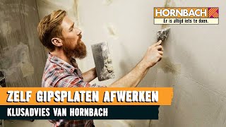 Gipsplaten afwerken met HORNBACH [upl. by Eannyl]