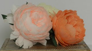 Crepe Paper PeonyPeonies [upl. by Dode]