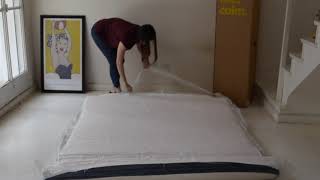 ¡UNBOXING DE UN COLCHÓN EN CAJA 😱 Colchón calm 🛏️ [upl. by Aehcim]