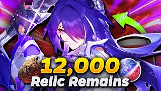 I spent 12000 Relics remains to build Acheron  Honkai star rail [upl. by Dragde708]