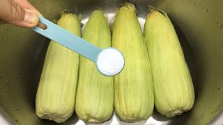 Dont Add Water Directly To Boil Corn Famous Chef Reveals The SECRET To Perfect Boiled Corn [upl. by Audrye]