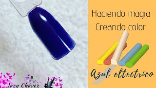 Como hacer color azul eléctrico [upl. by Inavoig]