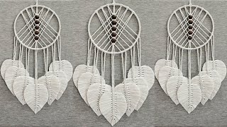 DIY Atrapasueños en MACRAME  paso a paso  DIY Macrame Dreamcatcher Tutorial [upl. by Peale]