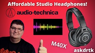 AudioTechnica ATH M40X  Review [upl. by Karalee640]