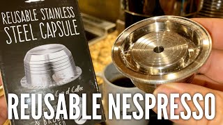 HOW TO USE YOUR OWN COFFEE IN A NESPRESSO MACHINE [upl. by Nyram]