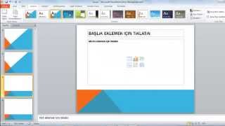 Microsoft Office  PowerPoint Kullanımı Slayt nasıl yapılır Basit Sunum Hazırlama [upl. by Klusek]