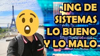 🤑 Estudiar ingeniería deen sistemas LO BUENO Y LO MALO ¿Deberías o no estudiarla 🤔 [upl. by Zilber454]