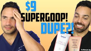 ULTIMATE SUNSCREEN WAR Supergoop Unseen Sunscreen vs Trader Joes Sunscreen [upl. by Ayhtin866]