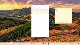 Windows 11 Sticky Notes Tutorial [upl. by Uzzia]