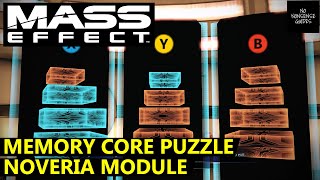 Mass Effect Memory Core Puzzle Solution  Mira Core Noveria Module Puzzle [upl. by Romeu]