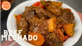 Beef Mechado Recipe  Beef Stew  Mechadong Baka  Easy to Follow Recipe [upl. by Eniamraj]