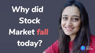 Why Stock Market Crashed today  Why did stock market fall today shorts [upl. by Wesle909]