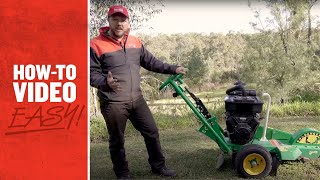 How to Use a Stump Grinder [upl. by Johen]