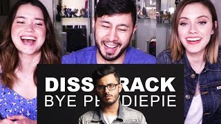 BYE PEWDIEPIE DISS TRACK  Carryminati  Reaction [upl. by Schiff]