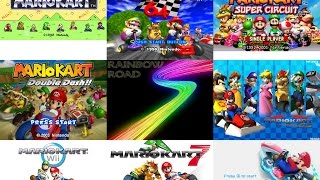 Mario Kart  All Rainbow Road Themes [upl. by Ricker796]