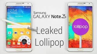 Galaxy Note 3  Lollipop 50 Leaked  How to Update  Flash [upl. by Sirod]