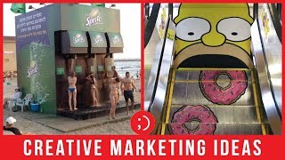 47 Creative Marketing and Guerilla Marketing Ideas Slideshow [upl. by Ynatsed34]