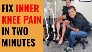 How To Fix Inner Knee Pain In 2 Minutes [upl. by Eugenius]