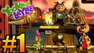 Yooka  Laylee Gameplay Walkthrough Part 21 World 4 Boss  100  Walkthrough [upl. by Bevis]