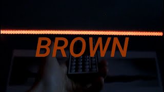 How to make BROWN on LED Light Strips Custom DIY Light Strip Colors 29 [upl. by Bill]