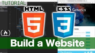 HTML and CSS Tutorial  Create a Website for Beginners [upl. by Prochoras]