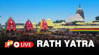 WATCH LIVE  Rath Yatra of Lord Jagannath from Puri  Chariot pulling begins [upl. by Namreg]