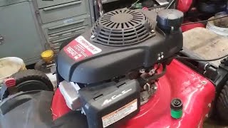 Troybilt honda tb240 21 quot inch lawnmower carburetor rebuild [upl. by Sension785]