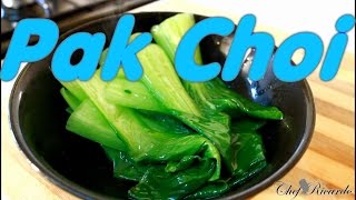 How To Cook Pak Choi At Home Recipe  Recipes By Chef Ricardo [upl. by Vacla]