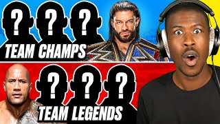 WWE 2K22  4 CHAMPIONS vs 4 LEGENDS [upl. by Leahey]