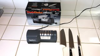 Chef’s Choice Knife Sharpener HOW TO USE amp UNBIASED REVIEW [upl. by Akcemat]