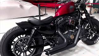 Harley Davidson Forty Eight sound [upl. by Auqcinahs224]