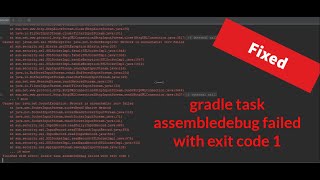 fix flutter error  gradle task assembledebug failed with exit code 1 [upl. by Aan407]