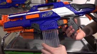 NERF NStrike Elite XD Rapidstrike cs18 unboxing and review [upl. by Airaet]