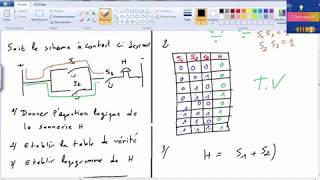 logique combinatoire  Exercice corrigé 3 [upl. by Lorollas]