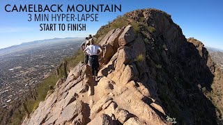 Camelback Mountain  HYPERLAPSE  Start to Finish  Phoenix AZ [upl. by Sert]