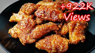 THE SECRET TO MAKE KFC STYLE HONEY GARLIC BUTTER CHICKEN WINGS MADE EASY  A MUST TRY RECIPE [upl. by Attinahs233]