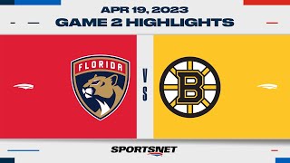 NHL Game 2 Highlights  Panthers vs Bruins  April 19 2023 [upl. by Howarth237]